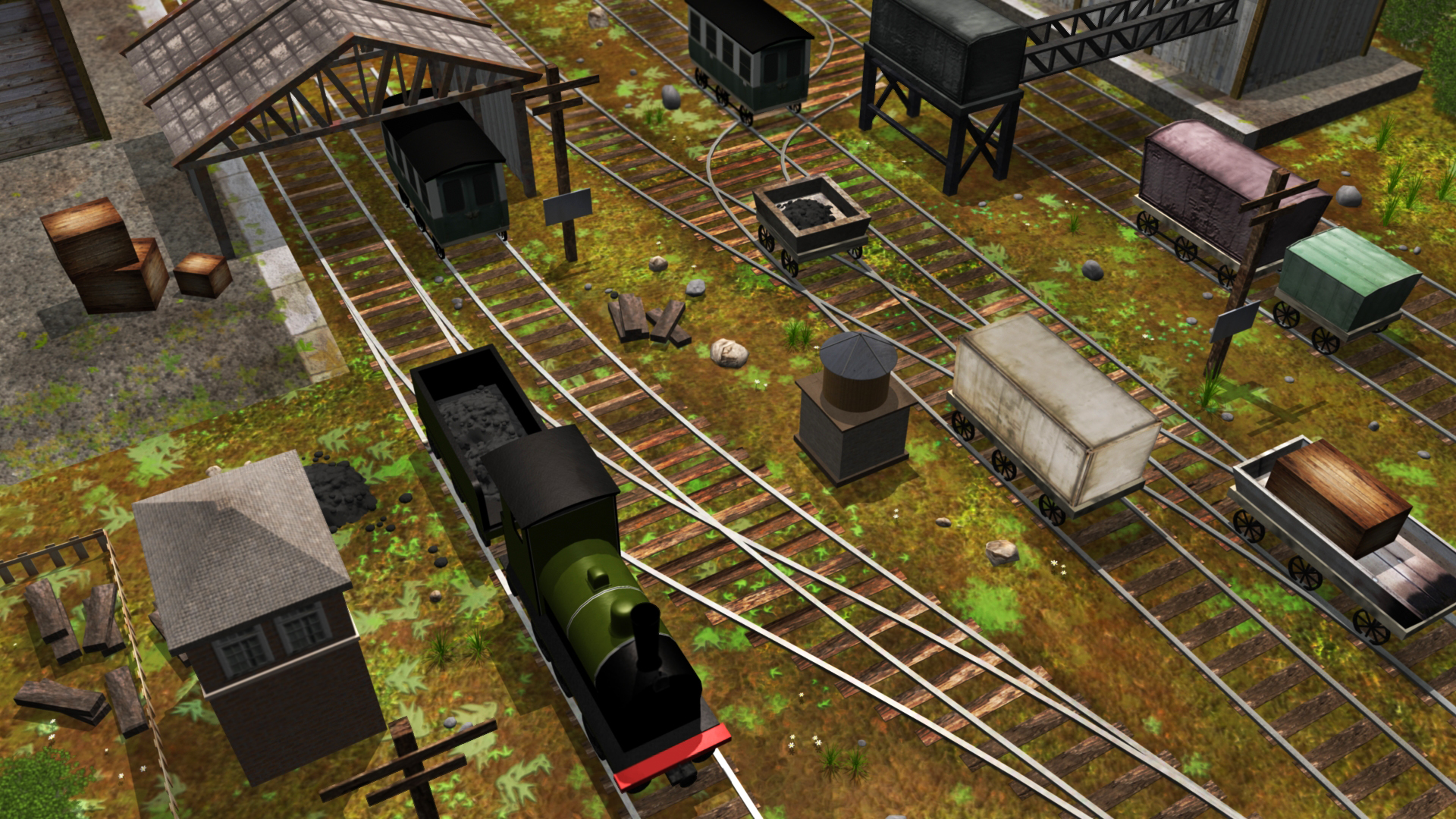 Background Environments - RailwayYard